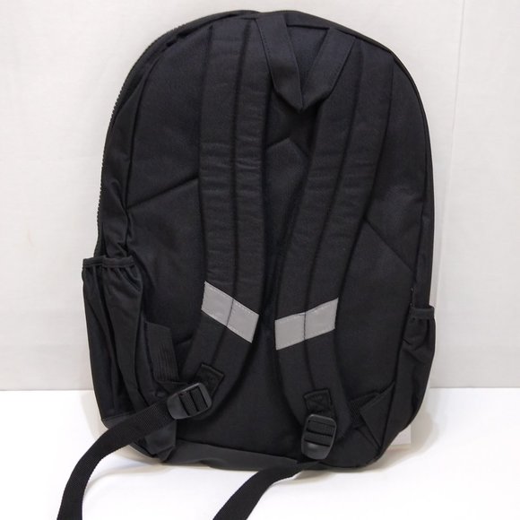 Justice Girls 17" Laptop Backpack w/ Pom Pom Dangle Backpack for Girls & Teens - Picture 2 of 3